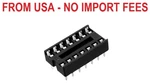 Uxcell 40PCS Dip Ic Chip Socket Adaptor, 2.54MM Pitch Row 14 Flat Pins Solderi. Fixed Price $10.48.