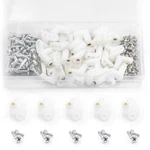 Lkelyonewy 50 Pcs Circuit Board Plastic Standoffs Mounting 20MM, White. Fixed Price $16.74.