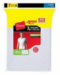 Hanes Men's Tagless Undershirt 7-PACK (1 Free Bonus V-NECK)-777VG7. Fixed Price $34.95.