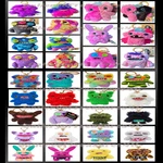 Fuggler Keychain Funny Ugly Monster Ring 5" Mini Plush Clip Pinkles. Fixed Price $11.99.