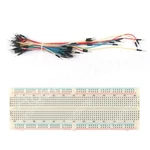 830 Points Solderless Pcb Breadboard MB102 + 65PCS Jumper Cables Arduino. Fixed Price $8.99.