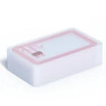 10PCS Nfc Cards NTAG215 Transparent Rewritable Tags 504 Bytes .... Fixed Price $15.84.