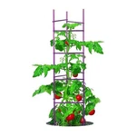 Tomato Cage 5FT Tall 6 Pack Large Garden Plant Stakes Purple Abcd Splicing Clips. Fixed Price $74.99.