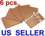 6 - 2X3 Inch (5X7CM) Prototyping Pcb Single Sided Circuit Breadboard. Fixed Price $8.49.