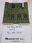 Heidelberg HAK2, 91.144.7051. Fixed Price $499.00.