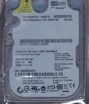 WD2500BEVE-00WZT0 Dcm: Hhcvjhbb S/n: WXEY07 Thailand 250GB Ide 2.5" Hdd 6605. Fixed Price $128.99.