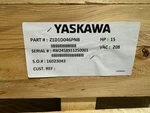 #5 Yaskawa Z1000U Hp 208V 3-PHASE Vfd Bypass Package New 2024 Hvac Drive. Fixed Price $1500.00.