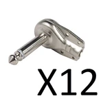 Lot Of 12 Switchcraft 228 1/4 6.35MM Mono Ts Right Angle Guitar Plug Connector. Fixed Price $83.99.