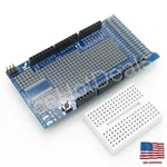 New Prototype Protoshield V3 + Mini Bread Board For Arduino Mega. Fixed Price $7.95.