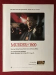 Wesley Snipes Murder 1600 Movie Tbs 2000 Print Ad - Great To Frame!. Fixed Price $6.95.
