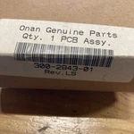 Genuine Oem Cummins Onan 300-2943-01 Pcb Generator Circuit Board Assembly. Fixed Price $400.00.