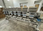 Barudan 8 Head Bridge Embroidery Machine / 15 Needle Color 2001 Used. Fixed Price $12000.00.