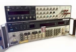 Hewlett-packard 8656B Rf Signal Generator + 3455A Digital Voltmeter Lab Stack. Fixed Price $859.99.