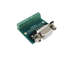 Hq DB9 Female Signals Breakout Board Parallel Port Screw Terminals Soild Pins. Fixed Price $5.95.