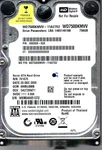 WD7500KMVV-11A27S2 S/n: WXM0A Western Digital 750GB Thailand Dec 2009. Fixed Price $189.99.